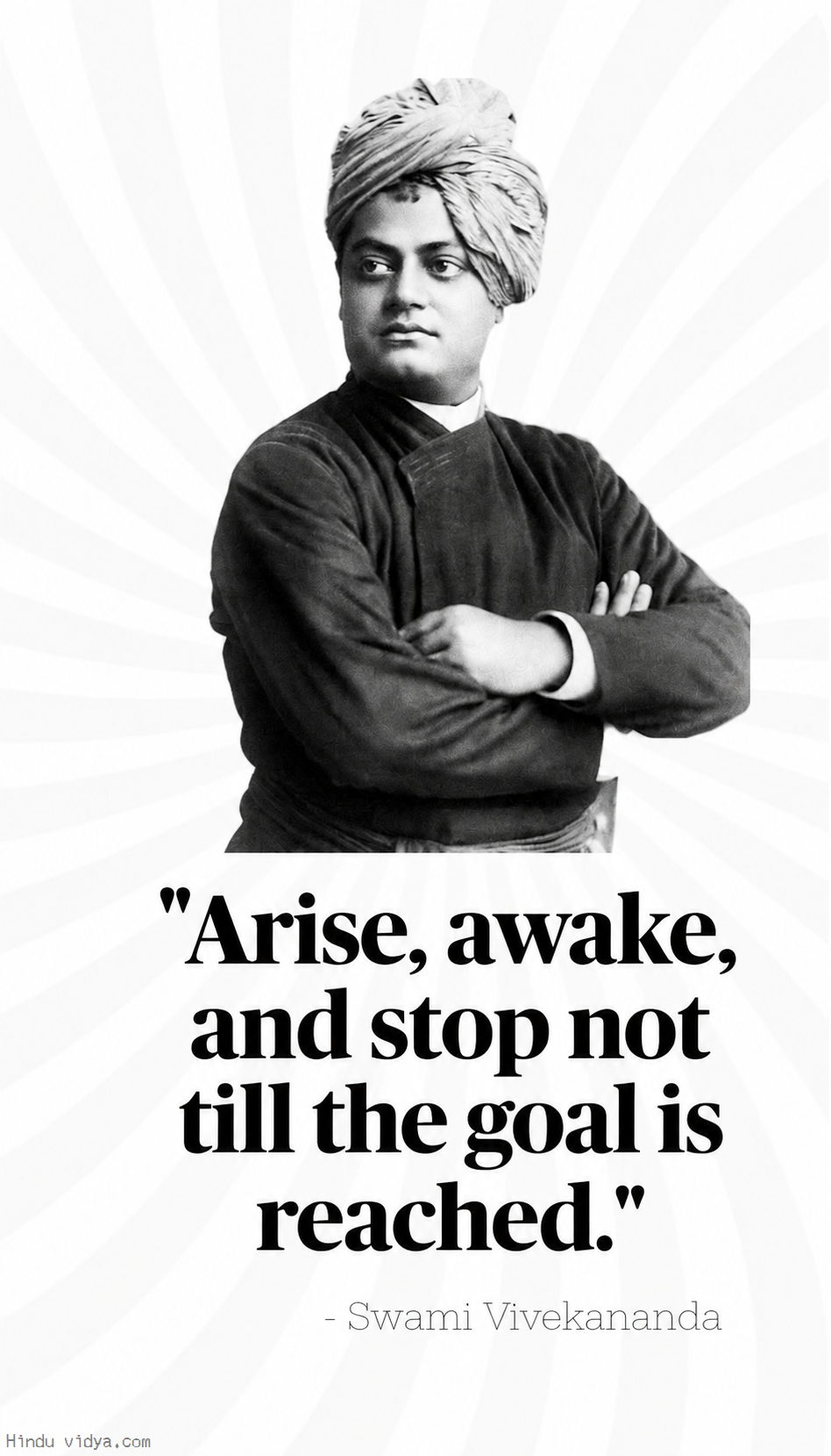 Swami Vivekananda Quote arise awake stop not